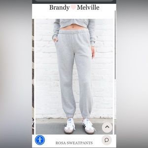 Brandy Melville Rosa Sweatpants